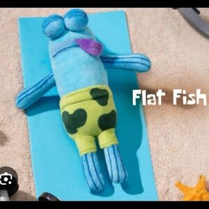 POP MART - SpongeBob - Bikini Bottom Buddies Whimsical Plush - Flat Fish